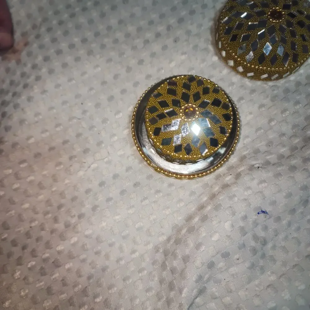 GOLD STACKABLE TRINKET BOXES